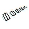 VersaKits 10 Pcs Heavy Duty Metal Slide Buckles Zinc Alloy