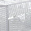 Relaxdays Desk Organiser, Modern Look, Metal Mesh, Total Dimensions: H