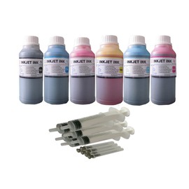 ND R@ 6 Bottles 250ML Refill Ink for Epson 277 T277 Ink Cartridge: XP-860 XP-850 XP-950