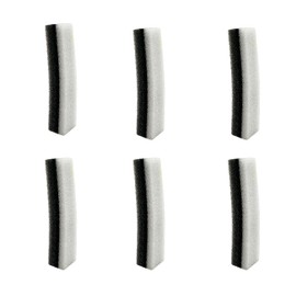 NISPIRA WF020TP WP020 Replacement Filters for NPET Dog Cat Drinking Water Fountain Square Transparent 6 Packs