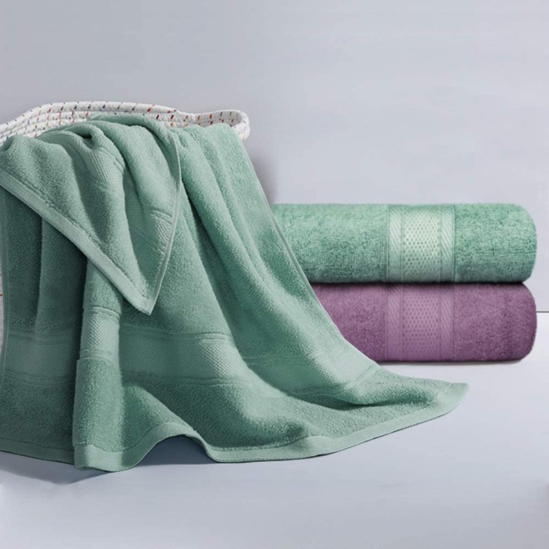 YOOFOSS Bath Towel Bamboo Towel Set 2 pack, 70 x