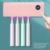 UVC Toothbrush Holder Wall Mounted Rack UV Light Cleaning Toothbrush