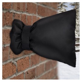 Dokon 2Pcs Outside Tap Cover for Winter, Large Outdoor Tap Covers Will Protect Your Outside Tap, Waterproof & Thickened Tap Jacket, Tap Cosy Cover Protects Your Tap from Freezing Bursting - Black