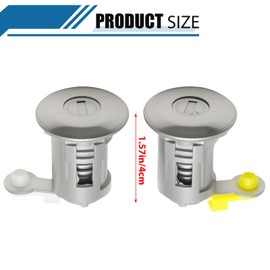 Ollanoos 1608746380 Car Cylinder Door Lock Barrel Key Set, Replacement for Peugeot 107 Replacement for Citroen C1 Replacement for Toyota Aygo 2005-2014, Replaces 9135S2