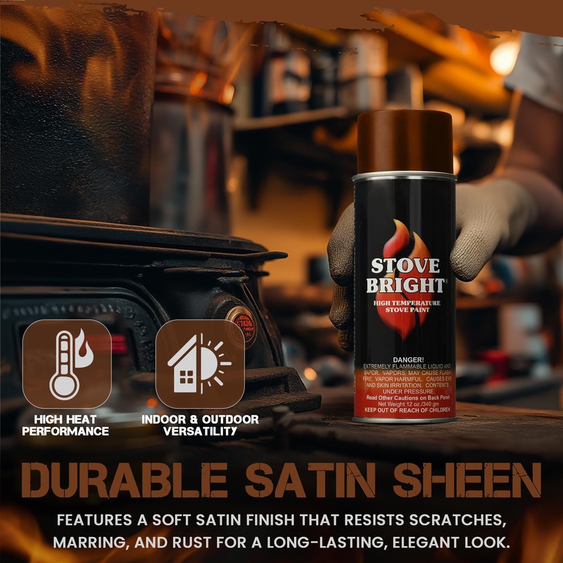 Stove Bright High Temp Paint - Copper - 8152 |