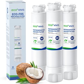Ecoviva EPTWFU01 Replacement Water Filter, Compatible with Pure Source Ultra II, EPTWFU01C, 012505454226, 4562222, EWF02, PURE SOURCE ULTRA II, 3 Pack