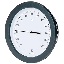 Fischer 3270.00 Air Sauna Thermometer 130 mm Bimetal Thermometer with Plastic Housing Made in Germany