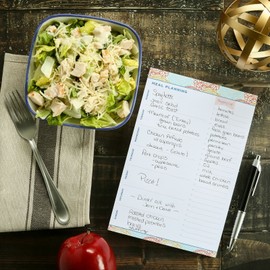 Global Printed Products Meal Planning Pad 6"x9", 80 Sheets Per Pad