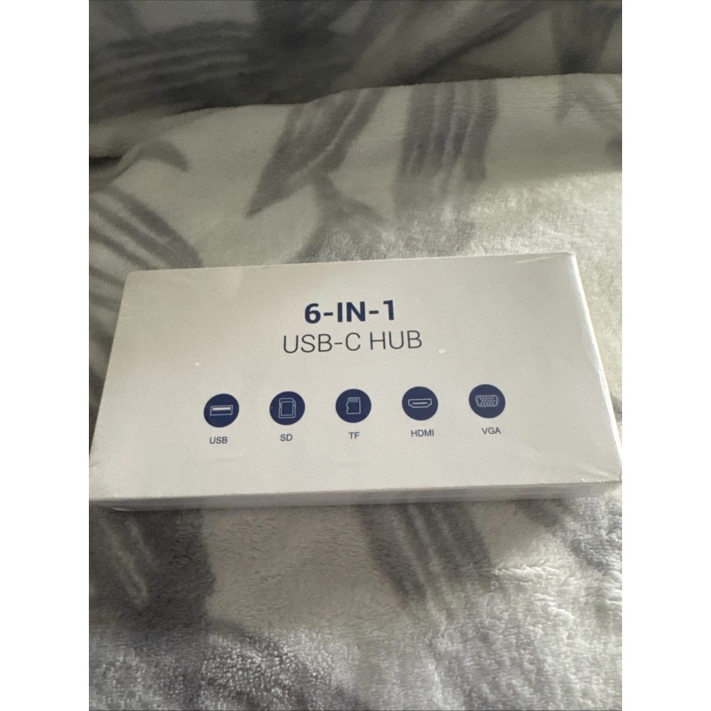 TOTU USB C Hub, Docking Station, TOTU 6-in-1 Docking Station