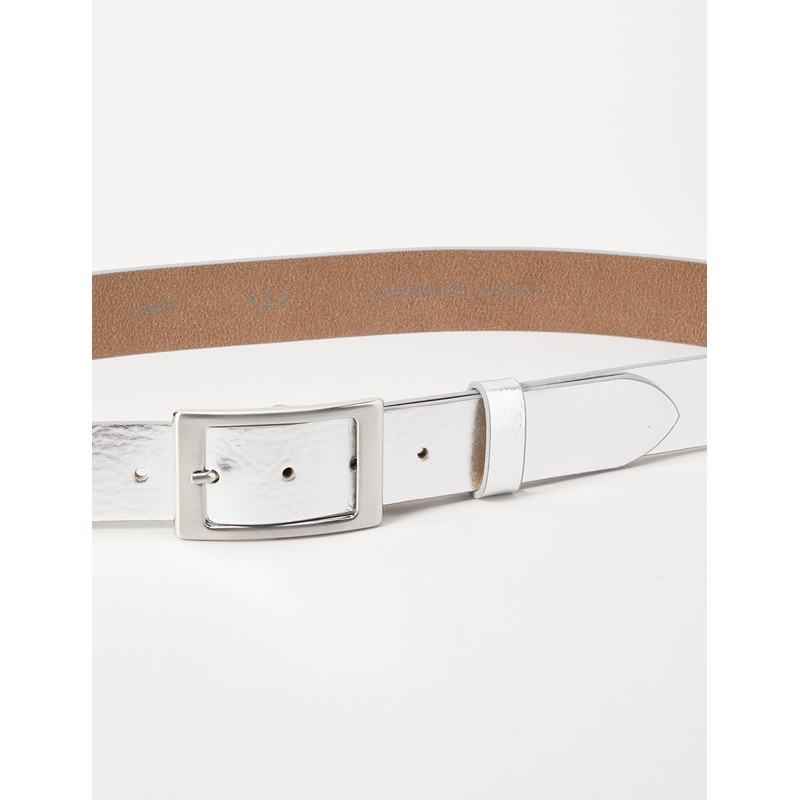 MGM Dolce Grande Women's Belt, Silver (Silver 1)