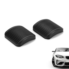 Opuiue 2PCS Brake and Clutch Pedal Pad, Anti-Slip Rubber Pedal Pad, Replacement Dodge 2002-2018 RAM 1500 2003-2018 RAM 2500 3500 1987-2018 Jeep Wrangler Cherokee 1984-2001 Cherokee 1986-1992 Comanche