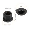 QUARKZMAN 5pcs M12 Flange Hex Lock Nuts Grade 10.9 Carbon