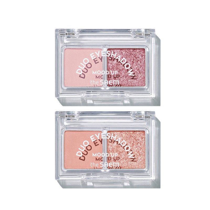 The Saem Mood Up Duo Eyeshadow 2colors / 더샘 무드