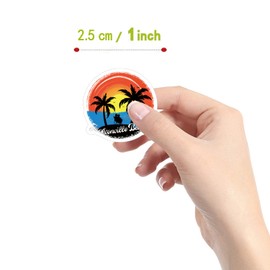 Hawaii Stickers (500 PCS), 10 Graphic Aesthetics Beach Vacation Decal Rolls Self-Adhesive Seals for Kids Girls Boys Teens for Birthday Party Decoration for Water Bottle Laptop Scrapbook Card Envelope
