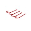 Kunsilane 300PCS Offset Hooks with Barbed Long Shank Beak Worm