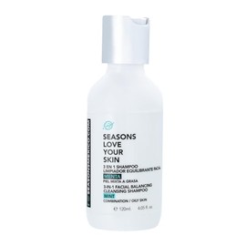 Seasons love your skin limpiador facial 3 en 1 con menta | control de grasa y equilibrio natural | refrescante, purificante y suave | ideal para piel 