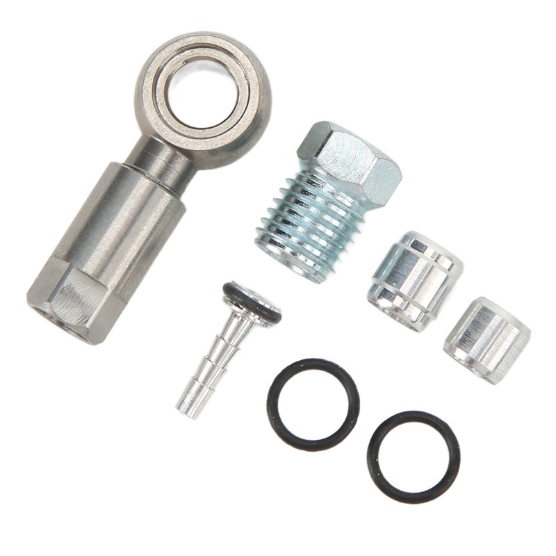 Bike Olive Hose Fittings Kit Stainless Steel Five Wire Body