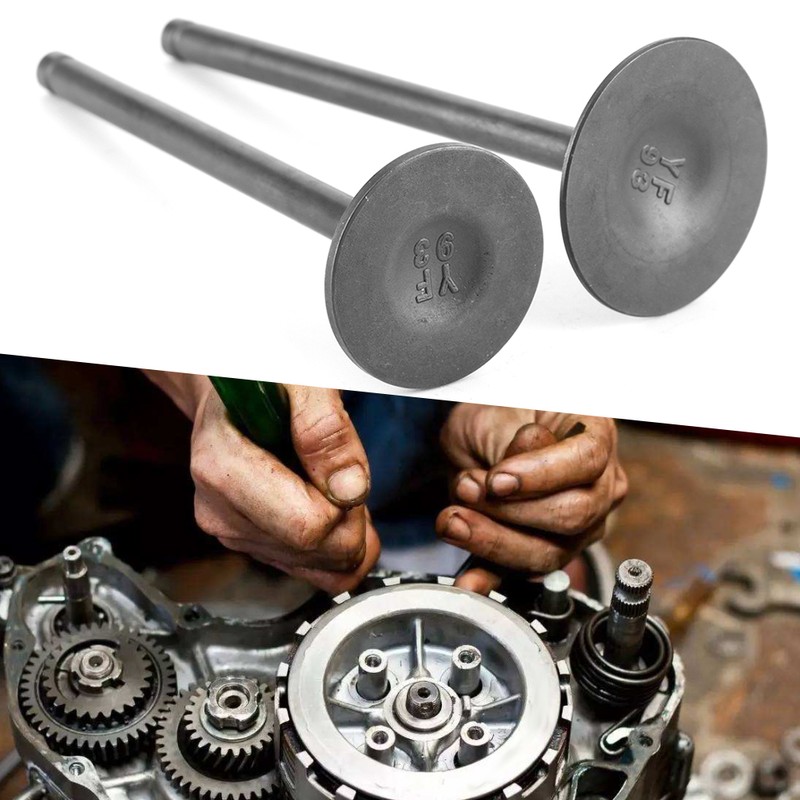 Pair Engine Head Intake Exhaust Valve Parts Fits for SHINERAY