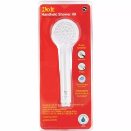 DO IT BEST 401020 Do it 1-Spray White Hand-Held Shower Kit