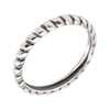 Silpada 'Belle Fleur' Twisted Stacking Ring in Sterling Silver, Size