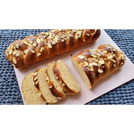 Tsoureki Greek Traditional 400 grams Sweet Bread (Brioche) by Artisan Levant - Ideal for French Toast… (Traditional)