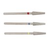3pcs Nail Drill Bits Professional Russian Style Front Replaceable Grinding