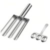 Taoluwin Meatball Maker Tool, Triple Meatball Making Mold, 304 Stainless