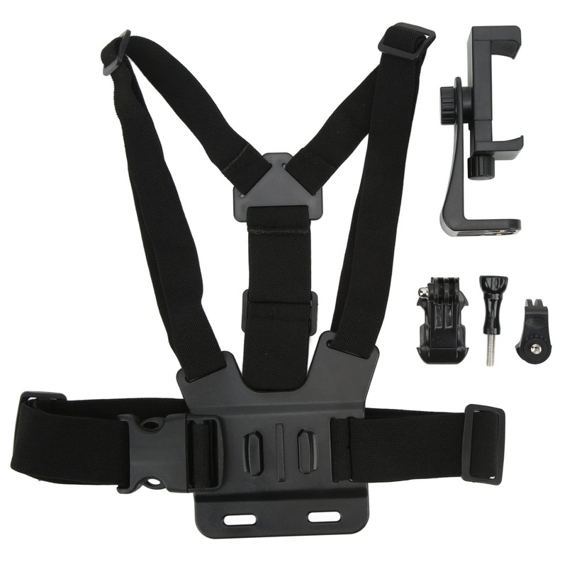 Cell Phone Chest Strap Mount Head Strap Mount Kit for