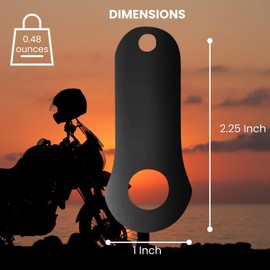 Guardian Bell Black Bell Hanger Universal Fit for Motorcycles | Steel Construction with Black Powder Coating | Made in the USA