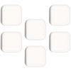 Seimneire 6 Pcs Square Door Stoppers Wall Protectors, Self Adhesive