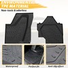 SAUTVS TPE Anti-Slip Floor Mats for Can-Am Maverick R, Front