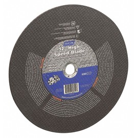 Norton 12" Type 1 Aluminum Oxide Abrasive Cut-Off Wheel, 20mm Arbor, 0.125"-Thick, 6360 Max. RPM