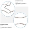 UtySty 2 Pack Gas Ring Reducer Flat Pot Wire Rack