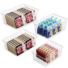 iSPECLE Freezer Organizer Bins - 4 Pack Upright Freezer Baskets