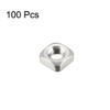 sourcing map M3 Square Nuts, 304 Stainless Steel Metric Coarse