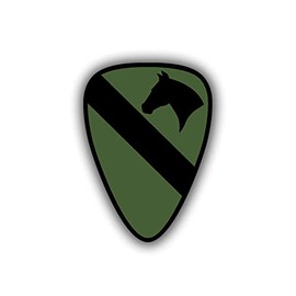Sticker 1st US Cavalry Division Us Army Horses Head Vietnam A5036