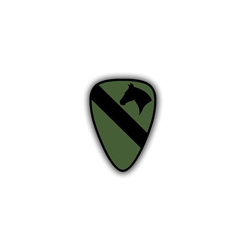 Sticker 1st US Cavalry Division Us Army Horses Head Vietnam
