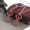 Mullike Brand Of Sacrifice Rune Pendant Necklace Keychain Guts Sword