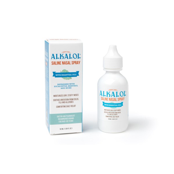 Alkalol Alkalol Solution Saline Nasal Spray, 1.69 Ounce