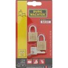 Burg-Wächter Duo 222 20 SB Padlock Set, Brass, Bügelstärke: 3,5