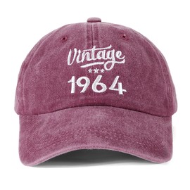 NOEMIN 60th-1964 Birthday Gifts for Women Mom Grandma Funny Presents Vintage Baseball Caps UK