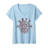 Damen Katy TX | Texas Souvinier Geschenk T-Shirt mit V-Ausschnitt