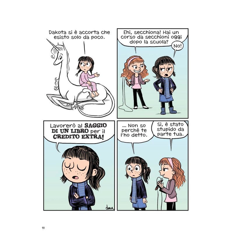 EMMA E L'UNICORNO. A RUOTA LIB