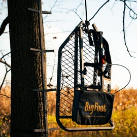 Rivers Edge® Big Foot™ XL Classic Lever-Action Hang-On Treestand, Flip-Up Padded Seat, 24” x 37” Large Platform, Footrest, RE554