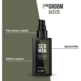 Sebastian Professional SEB MAN The Groom Aceite para Cabello y Barba 30ml