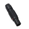 HangTon Black 0B FGG 302 2-Pin Male Plug Round Plug