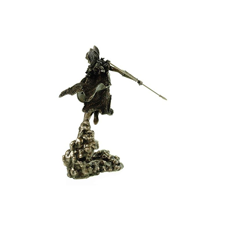 Veronese Germanic Walkure Figurine Bronzed 24 cm Odin Sculpture Spiritual