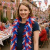 Red, White & Blue Feather Boa 80g Deluxe Turkey Feather