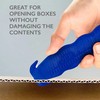 Klever Innovations KCJ-1B Safety Cutter, Advanced Plastic Polymers, 4-5/8”, Blue