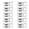 10PCS Straight Stitch Presser Foot Mini Portable Durable Stainless Steel